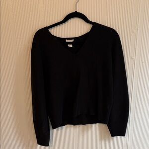 H&M Classic Black V-Neck Sweater